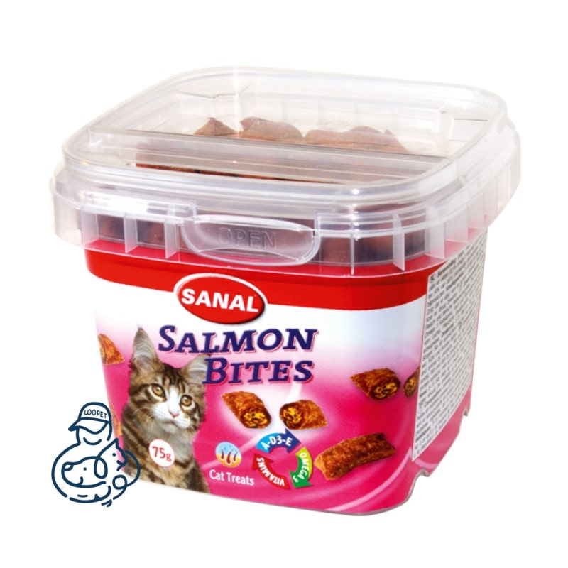 تشویقی گربه سانال ویتامینه با طعم ماهی سالمون